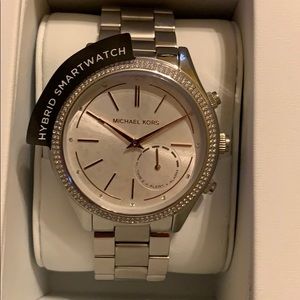 Michael Kors silver Hybrid Smartwatch